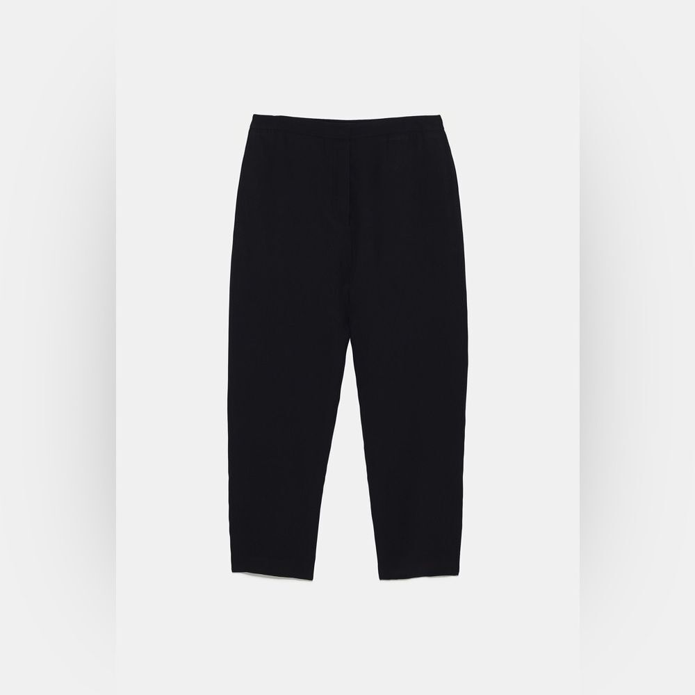 ZARA Black Slouchy Pants - S
